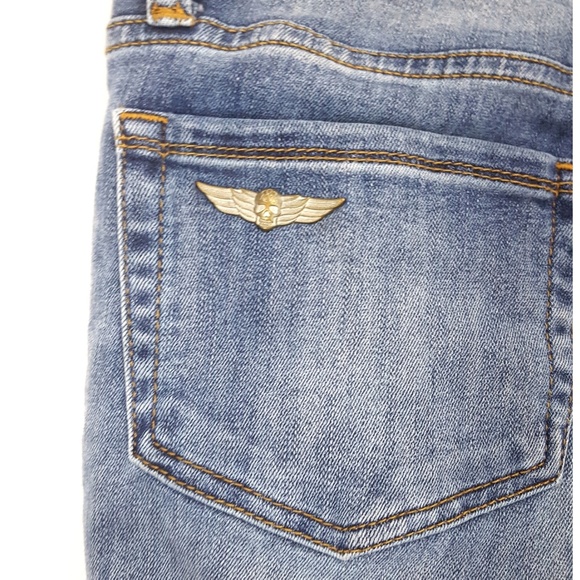 Rock & Republic • Skull Studded Pocket Jeans - Picture 7 of 8